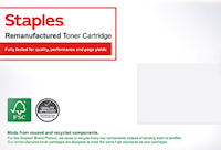 TONER, CARTRIDGE, REMANUFACTURED, STANDARD YIELD, CANON 128, BLACK, 2/CT MAIN